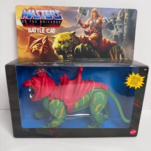 Masters of the Universe Battle Cat Figure with Saddle and Armor